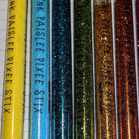 PINK PAISLEE PIXIE STIX Metallic Glitter Sticks - Picture 3 of 6